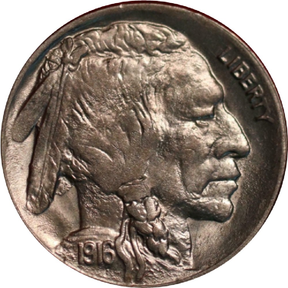 1916-D-5c-Buffalo-Nickel